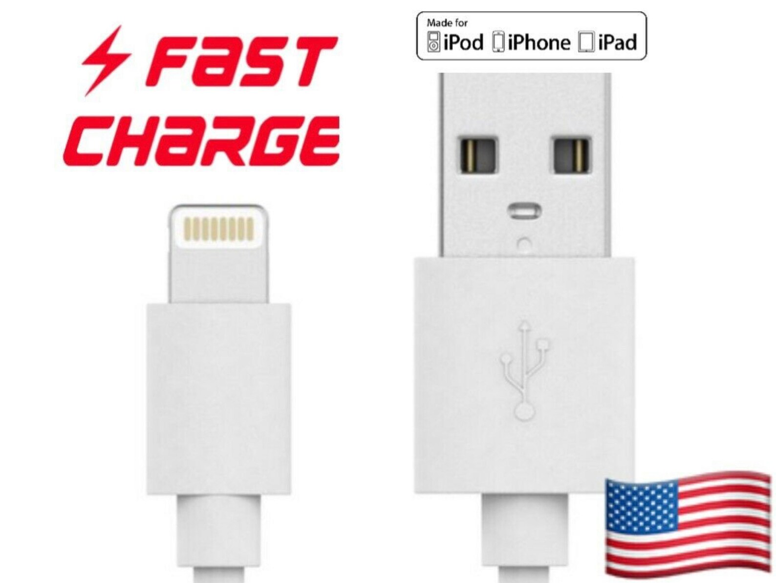 Fast USB Charger Cable Charging Cord Apple iPhone XR X Xs Max Etsy