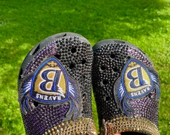 Custom Sports Team Crocs -Junk,Bedazzled
