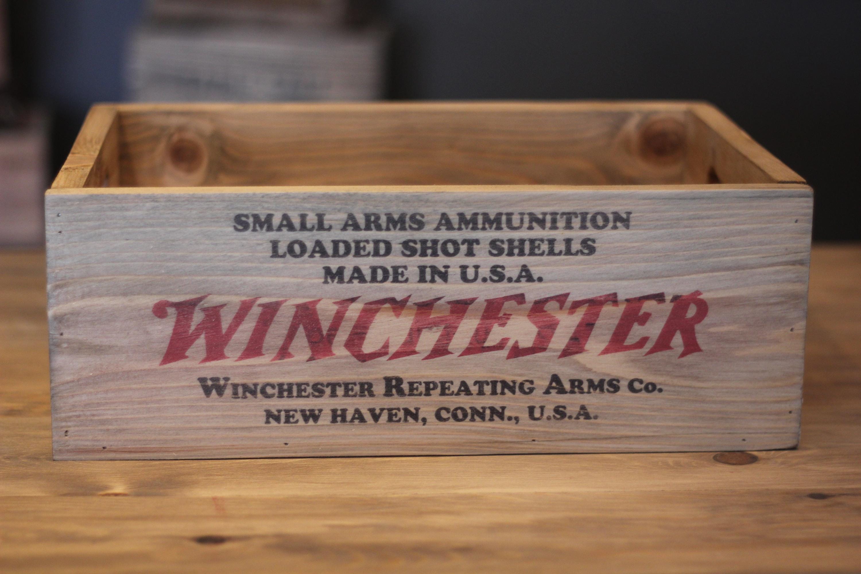 Vintage Winchester Wood Box - Etsy