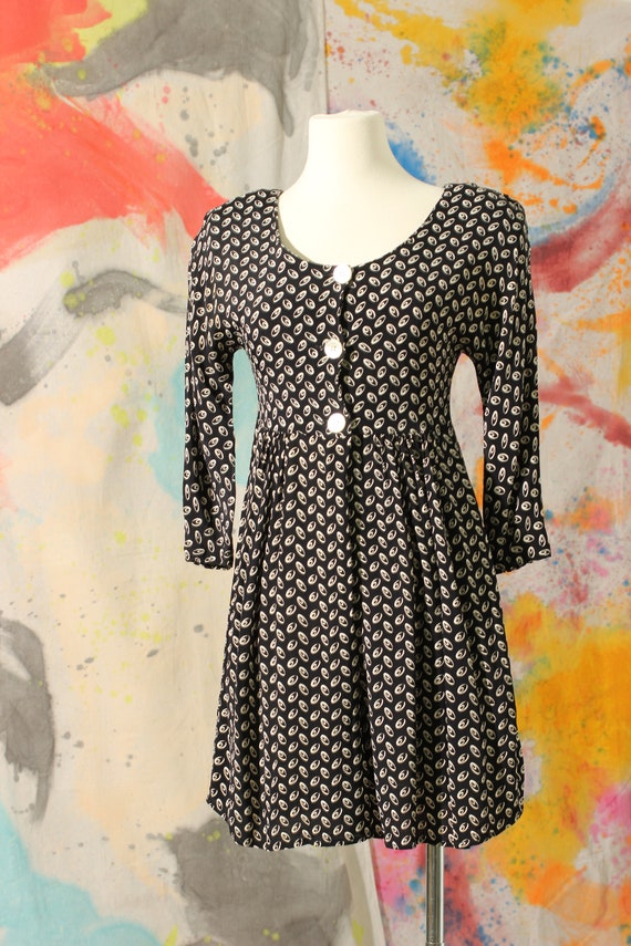 90s does 40s Rayon Print Romper