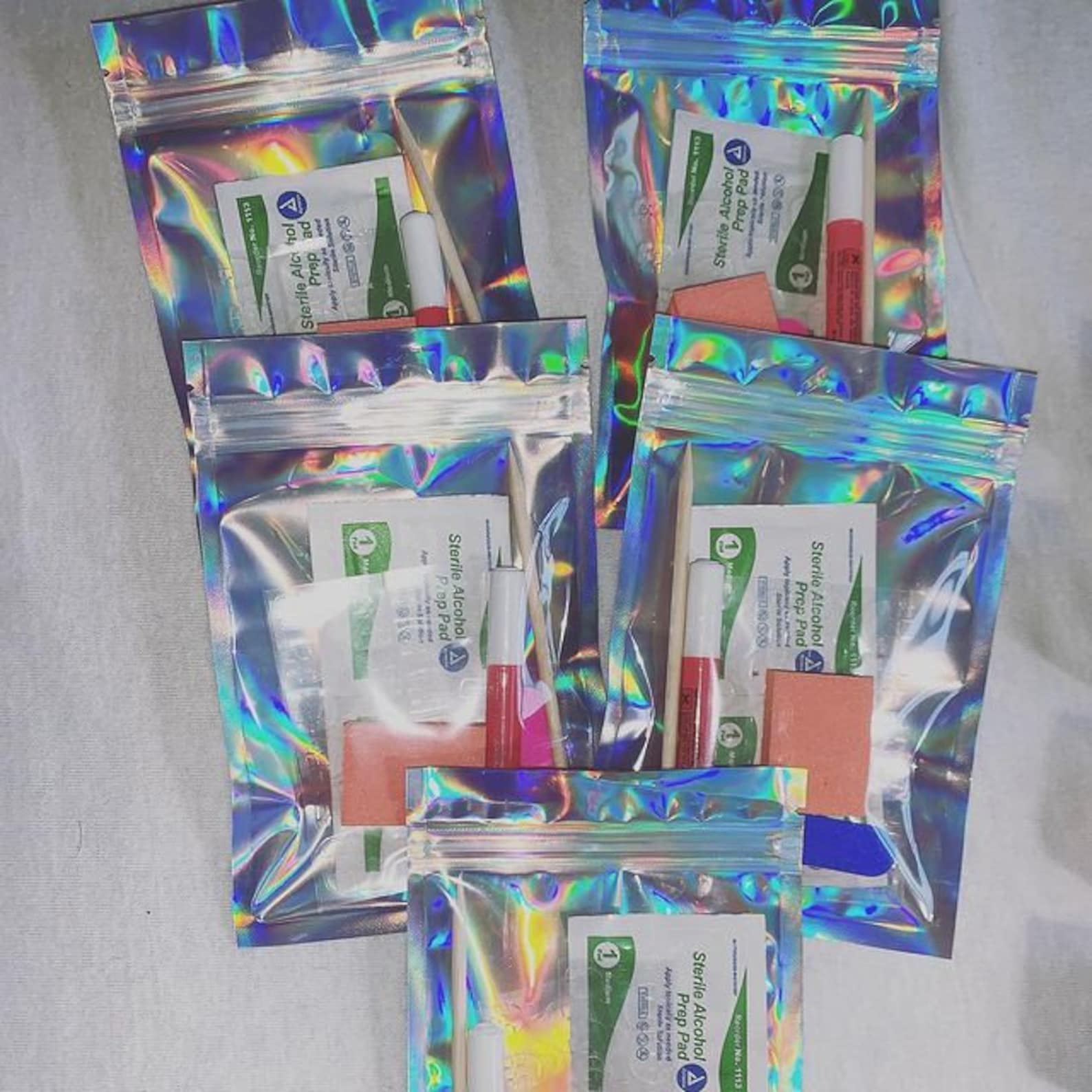 Negro con uñas de acento dorado | Etsy