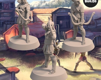 Archers of Nemis (3 unique miniatures) – Miniatures