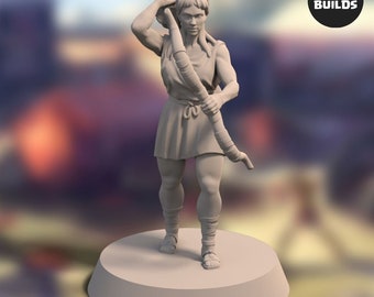 Bowmen of Mios (Female) – Pose 3 – Miniature