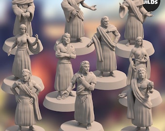 Civilians of Zemora - Bundle (10 unique miniatures)