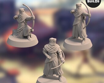 Night’s Cult Archers (3 miniatures) - 28MM Miniatures