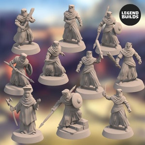 Night’s Cult Army Bundle (10 miniatures) - Set 2 - Fantasy Miniatures