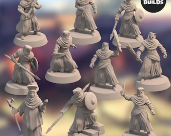Night’s Cult Army Bundle (10 miniatures) - Set 2 - Fantasy Miniatures