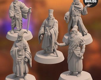 Nobles of the City of Jagrad - Set 1 - Bundle (5 unique miniatures) - Miniatures
