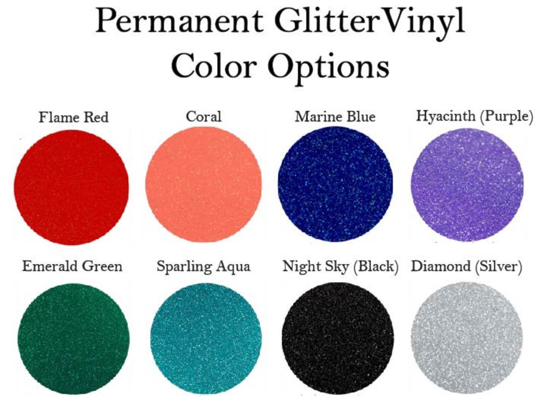 Custom Glitter Word Decals, Any Word, Kitchen Labels, Vinyl Decal