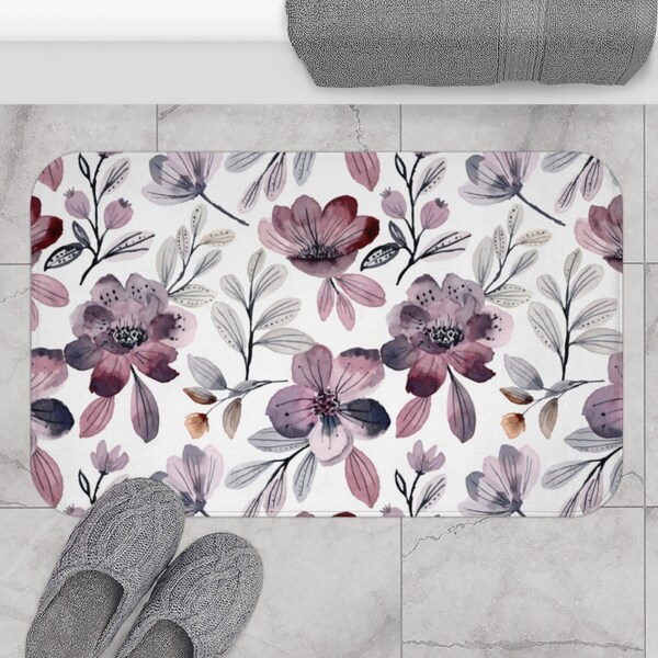 Bathroom Mauve Decor Etsy