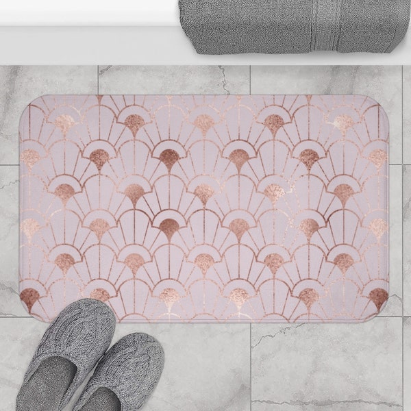 Dusty Rose Bath Mat Etsy