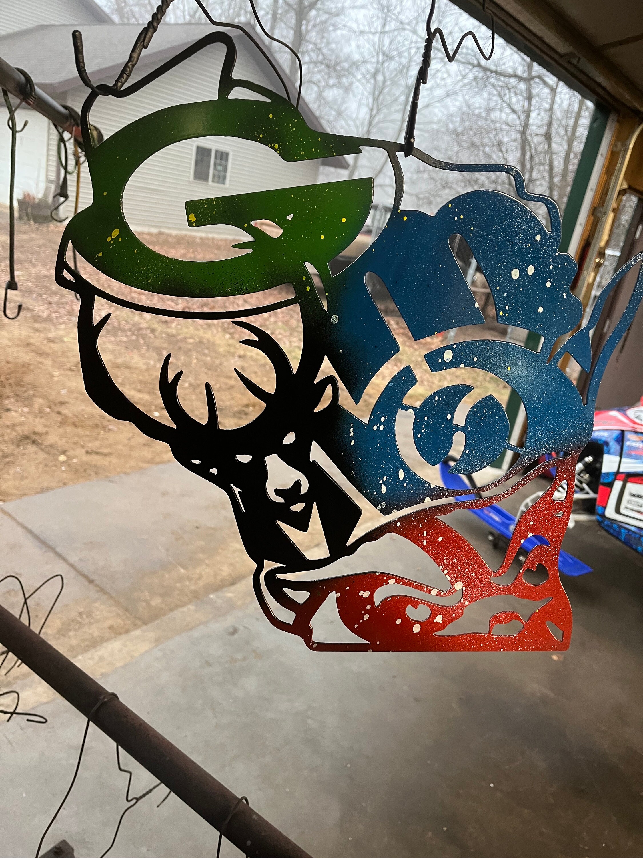 Wisconsin Sports Metal Sign Etsy