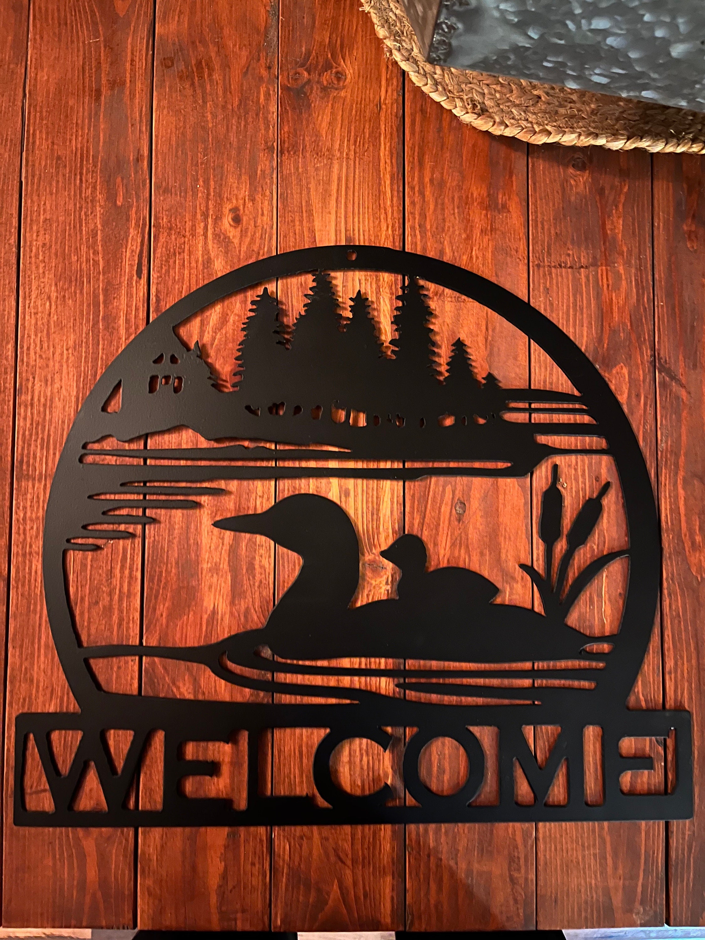 Personalized Loon Metal Sign - Etsy