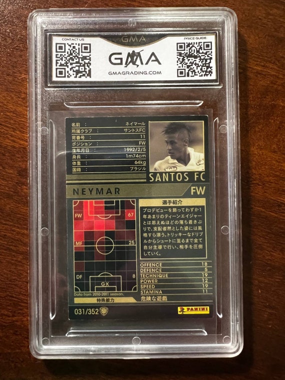 10 Panini Wccf Intercontinental Clubs 31 Neymar Gma 8 5 Etsy