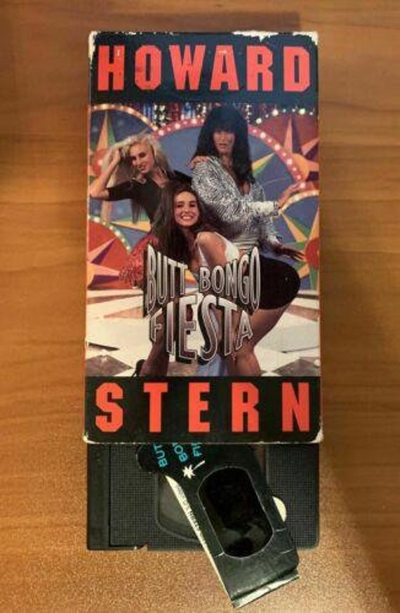 Howard Stern Butt Bongo Fiesta VHS.