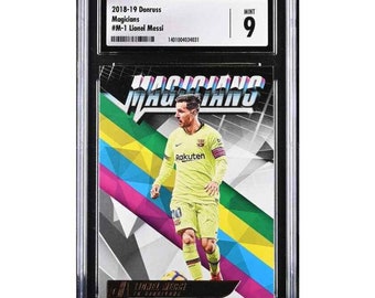 2018 Panini Donruss Magicians M1 Lionel Messi CGC 9