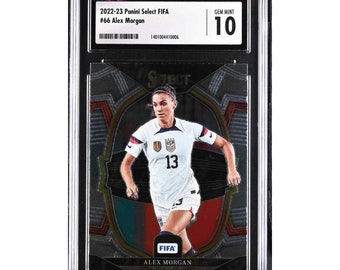 2022-23 Panini Select FIFA 66 Alex Morgan CGC 10