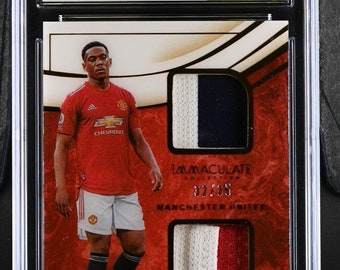 2020 Panini Immaculate Dual Patches DP-Am Anthony Martial CSG 8