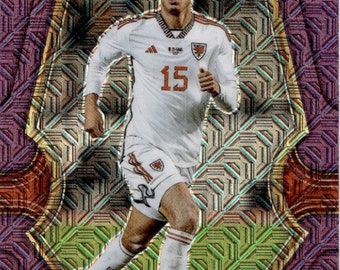 2022 Panini Select FIFA 198 Ethan Ampadu Purple Mojo