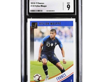 2018 Panini Donruss 132 Kylian Mbappe CGC 9