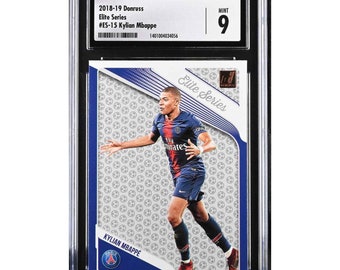 2018 Panini Donruss Elite Series ES15 Kylian Mbappe CGC 9