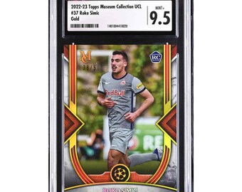 2022-23 Topps Museum Collection UCL 37 Roko Simic Copper RC CGC 9.5