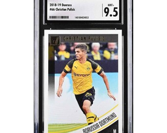 2018 Panini Donruss 66 Christian Pulisic CGC 9.5