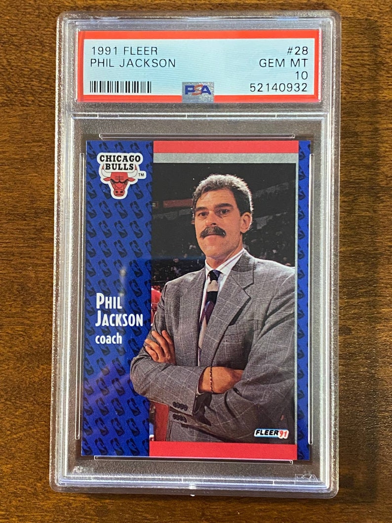 1991 Fleer 28 Phil Jackson PSA 10 - agh.ipb.ac.id