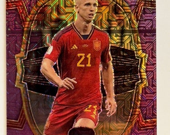 2022 Panini Select FIFA 57 Dani Olmo Purple Mojo