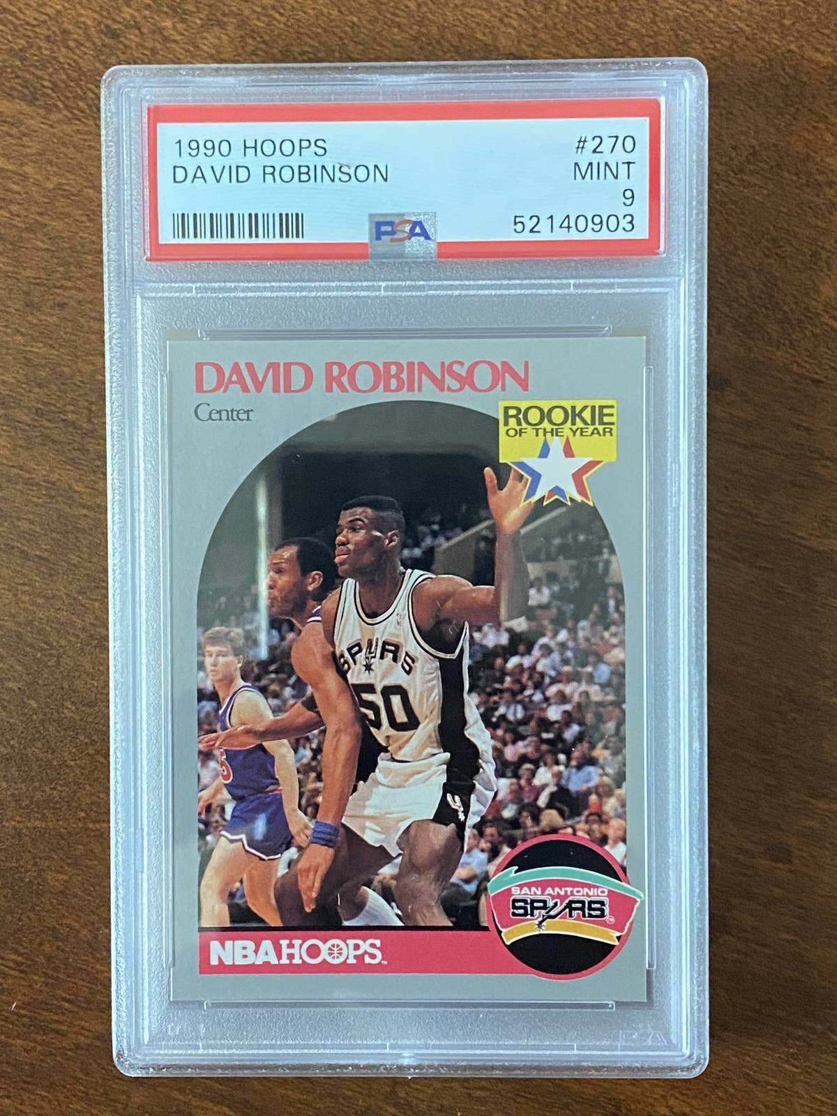 1990 Hoops 270 David Robinson RC PSA 9 - Etsy