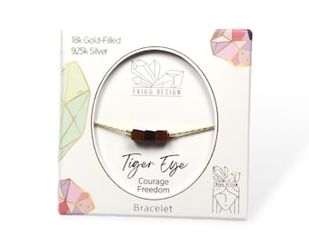 Tiger's Eye Sterling Silver Bracelet: Adjustable Gemstone Jewelry