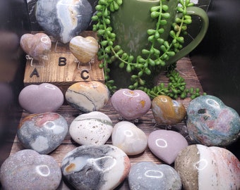 Ocean Jasper Hearts - You Choose