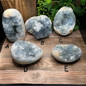 Celestite Clusters - You Choose