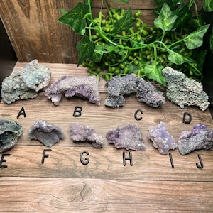 Raw Grape Agate Cluster - You Choose