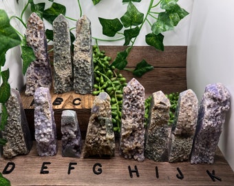 Grape Agate Towers - You Choose