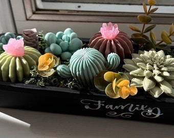 Luxury Soap Succulents Arrangement