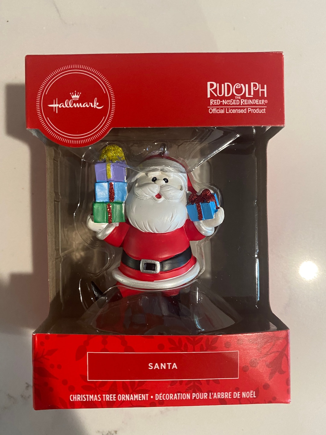 Hallmark Rudolph the Red Nose Reindeer Santa Christmas Tree Ornament - Etsy