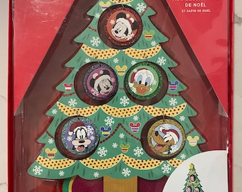 Hallmark Disney Mickey and Friends Mini Christmas Tree Ornaments