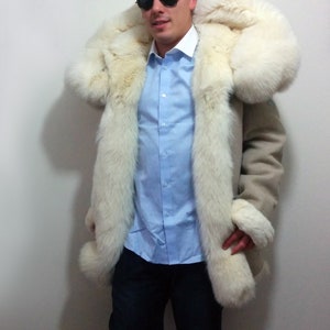 Mens fur lined jacket uk store