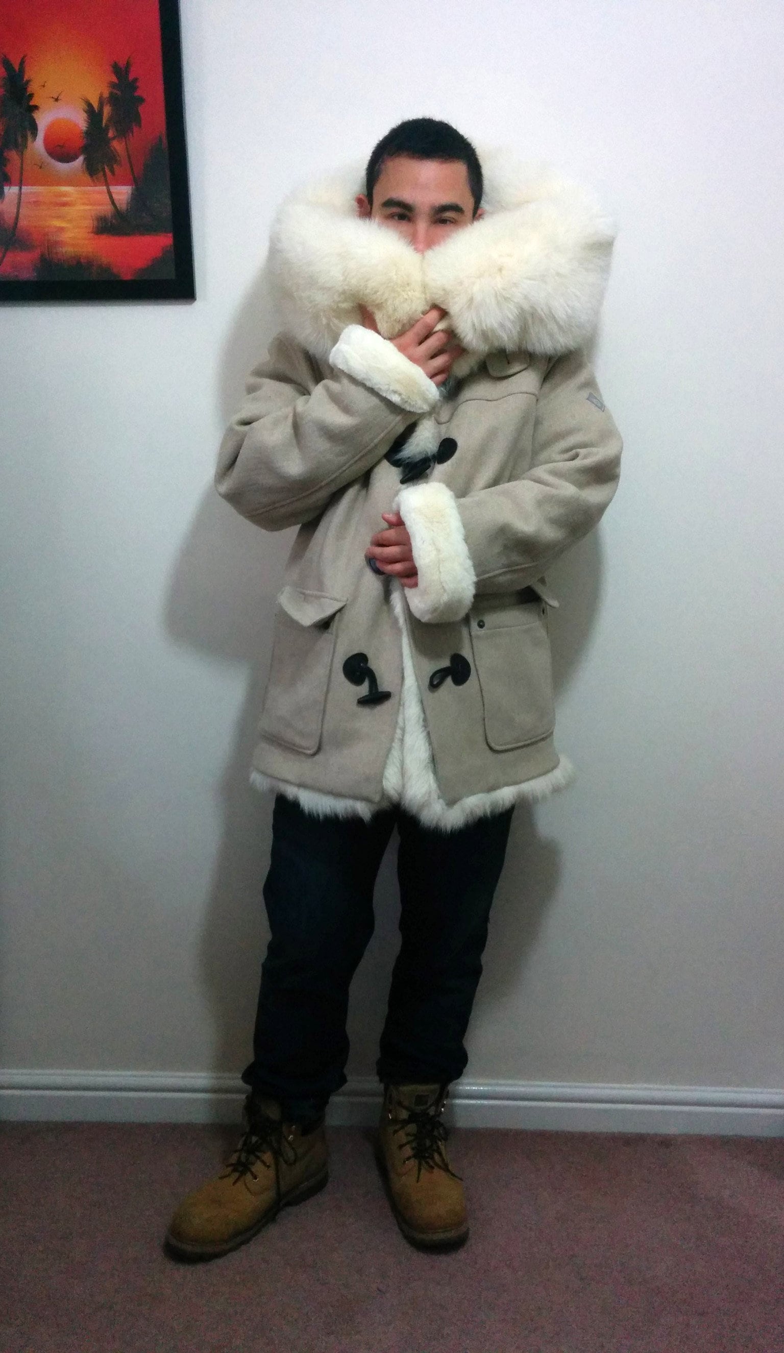 ジャケット・アウター her lip to Faux Fur Hoodie Duffle Coat ジャケット・アウター Her lip to Faux Fur Hoodie Duffle Coart