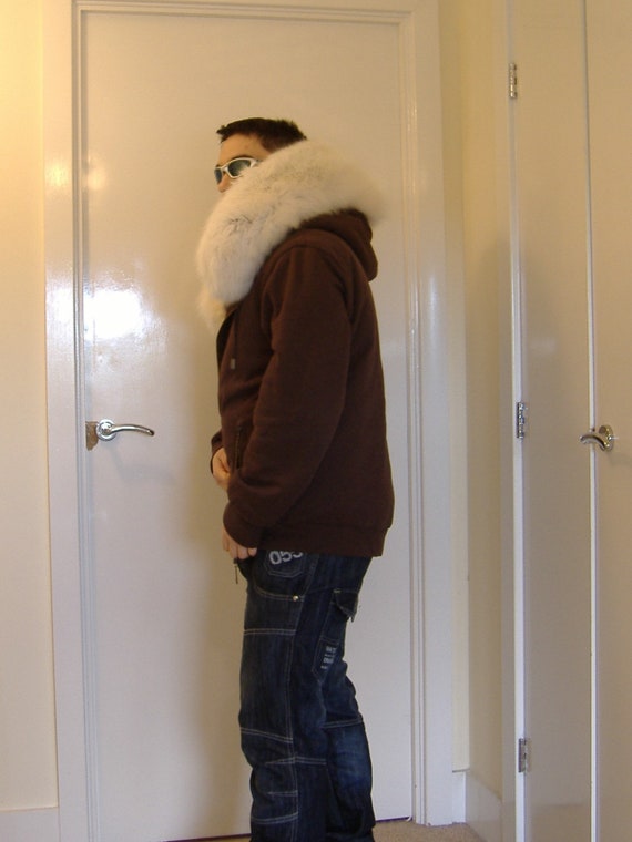 Snug Juicy Couture Rabbit Fur Lined Coat Men s Hoodie With