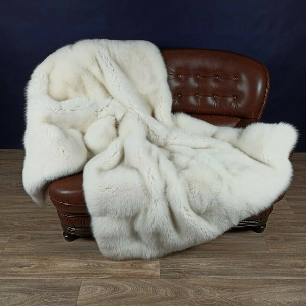 Real Furs Blanket Etsy