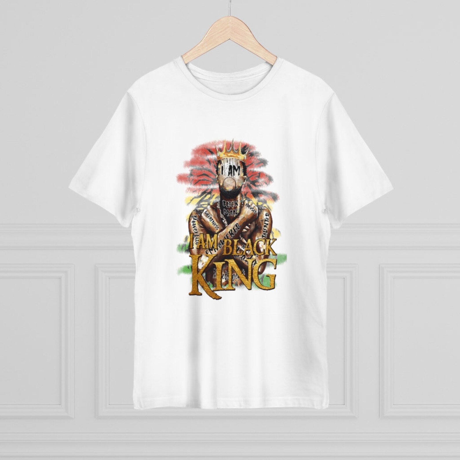 I AM Black King Unisex Deluxe Tshirt Etsy