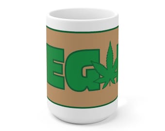 Vegan Ceramic Mug 15oz