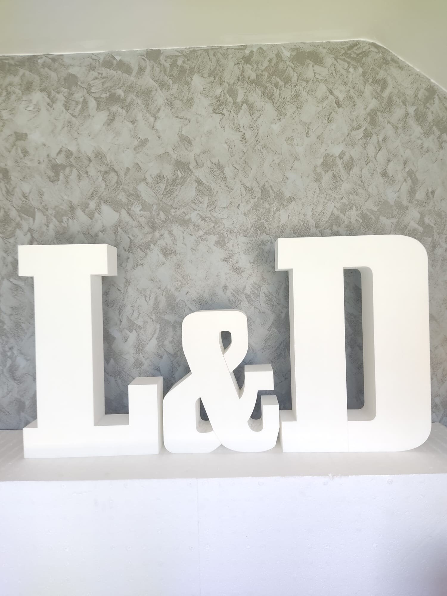 Polystyrene 30 Inches L\u0026D Letters Giant 