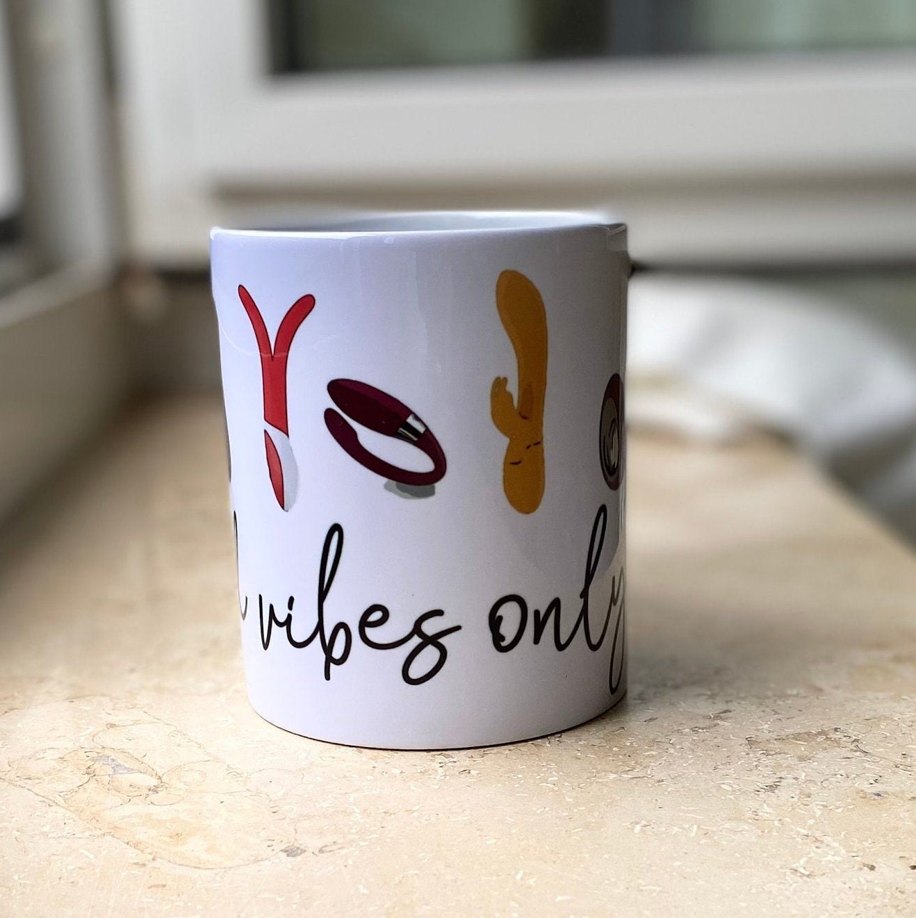 Good Vibes Only Tassen Set - 3 Stylische Keramiktassen Mit Smiley Design