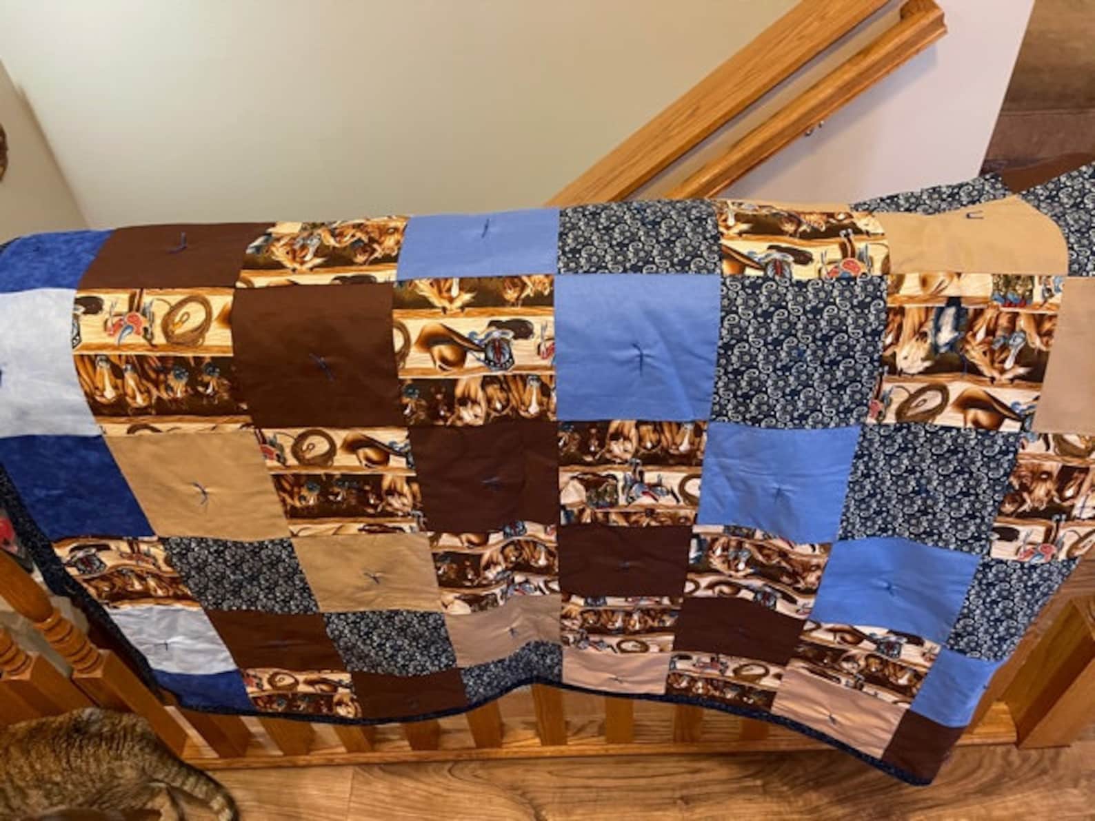 Queen size handmade Quilt Etsy