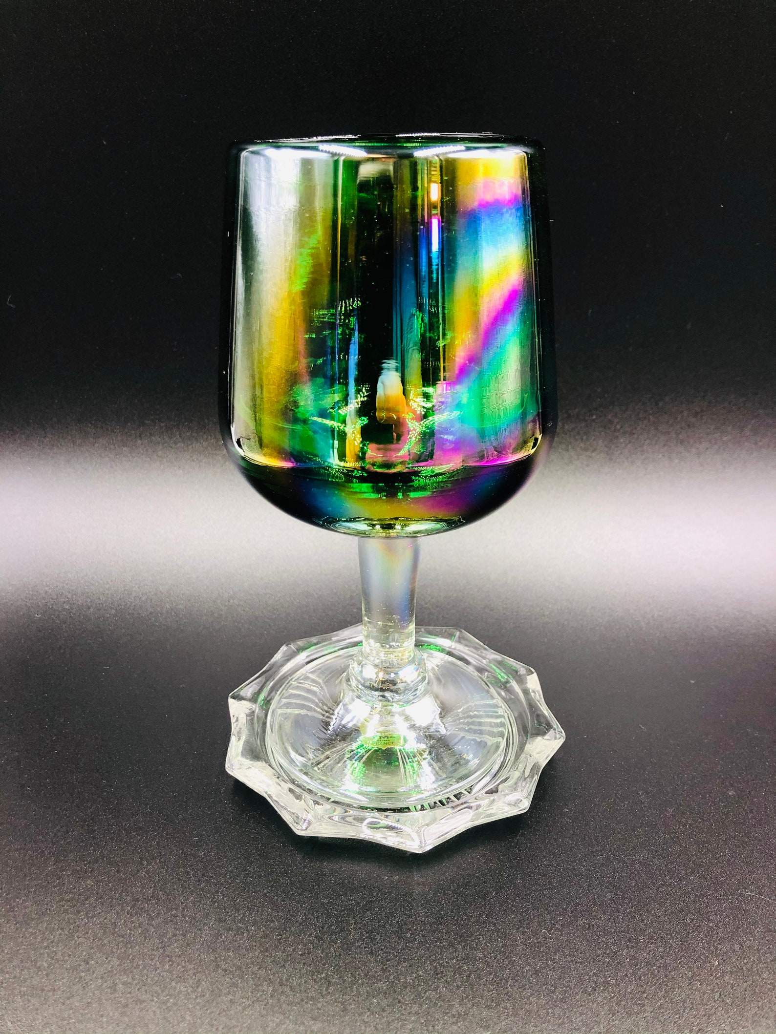 6 French Crystal Drink Coasters VMC Reims France Crystal Etsy