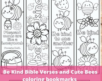 be kind bookmark etsy