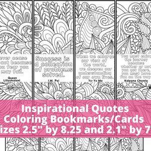 Asian American Pacific Islander Quotes Coloring Bookmarks, AAPI Heritage DIY Craft Cards, Inspirational Classroom Culture Appreciation Gift